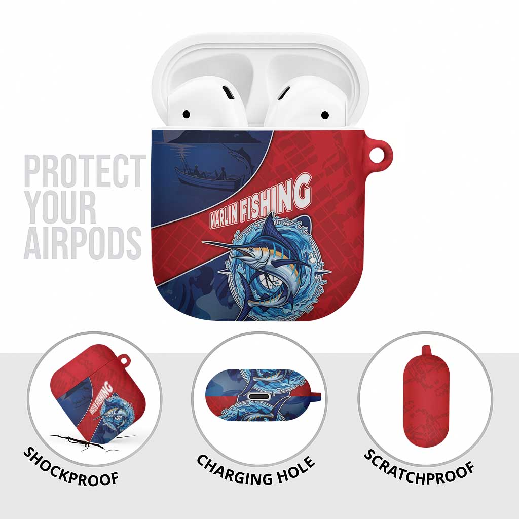 Dominican Republic Fishing AirPods Case Caribbean Master Baiter - Wonder Print Shop