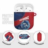 Dominican Republic Fishing AirPods Case Caribbean Master Baiter - Wonder Print Shop