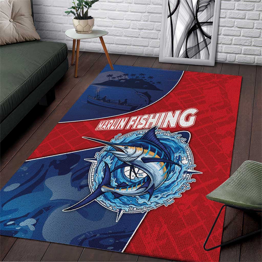 Dominican Republic Fishing Area Rug Caribbean Master Baiter - Wonder Print Shop