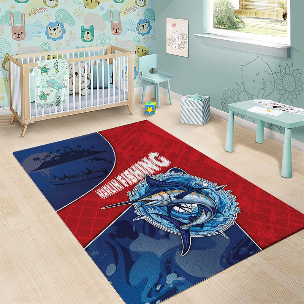 Dominican Republic Fishing Area Rug Caribbean Master Baiter - Wonder Print Shop