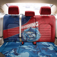 Dominican Republic Fishing Back Car Seat Cover Caribbean Master Baiter - Wonder Print Shop