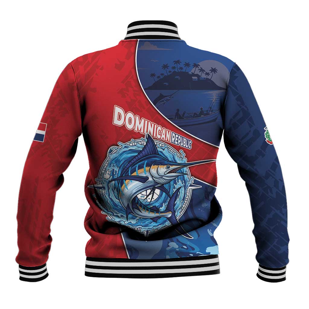 Dominican Republic Fishing Baseball Jacket Caribbean Master Baiter - Wonder Print Shop