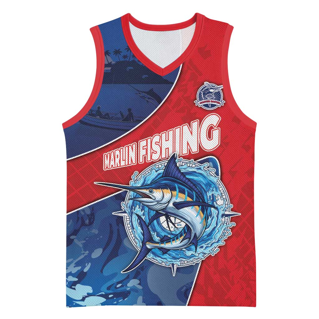 Dominican Republic Fishing Basketball Jersey Caribbean Master Baiter - Wonder Print Shop