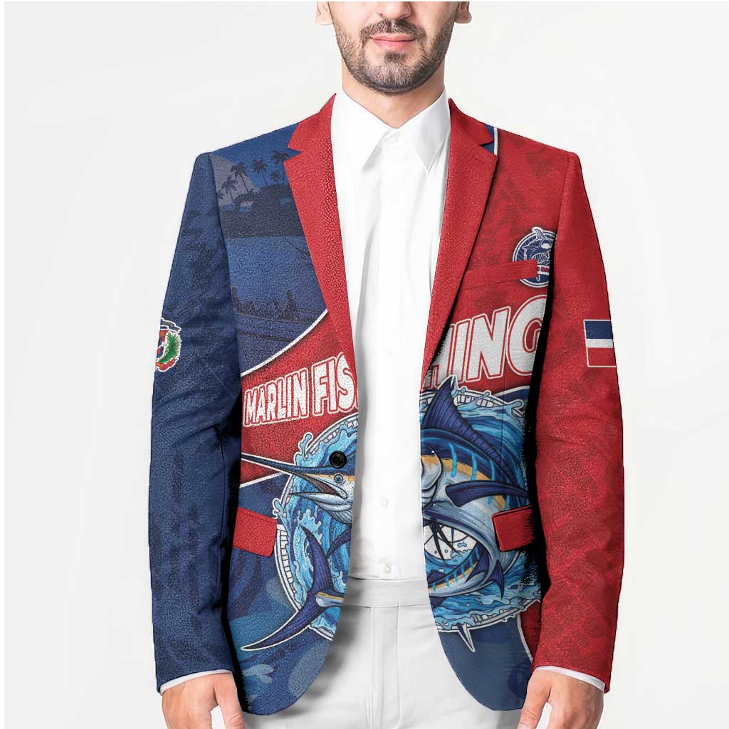 Dominican Republic Fishing Blazer Caribbean Master Baiter - Wonder Print Shop