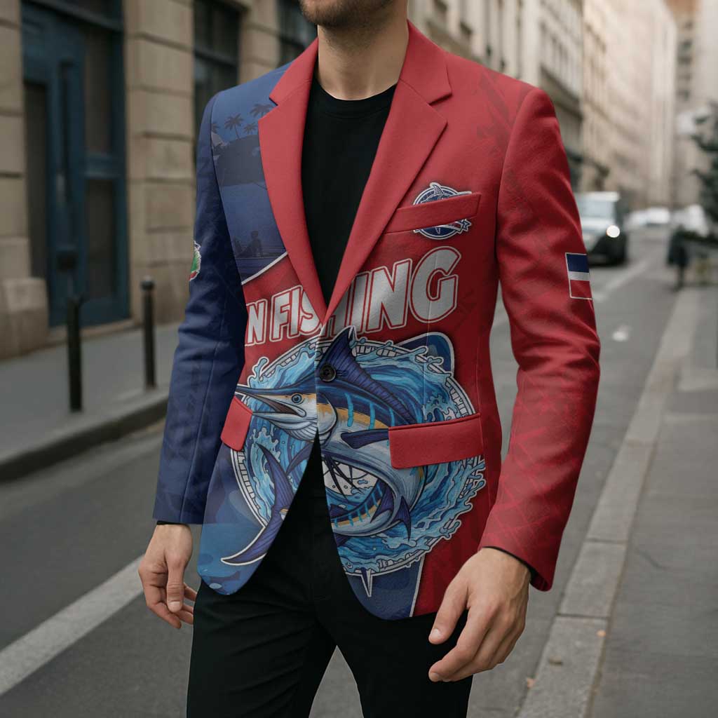 Dominican Republic Fishing Blazer Caribbean Master Baiter - Wonder Print Shop