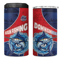 Dominican Republic Fishing 4 in 1 Can Cooler Tumbler Caribbean Master Baiter - Wonder Print Shop