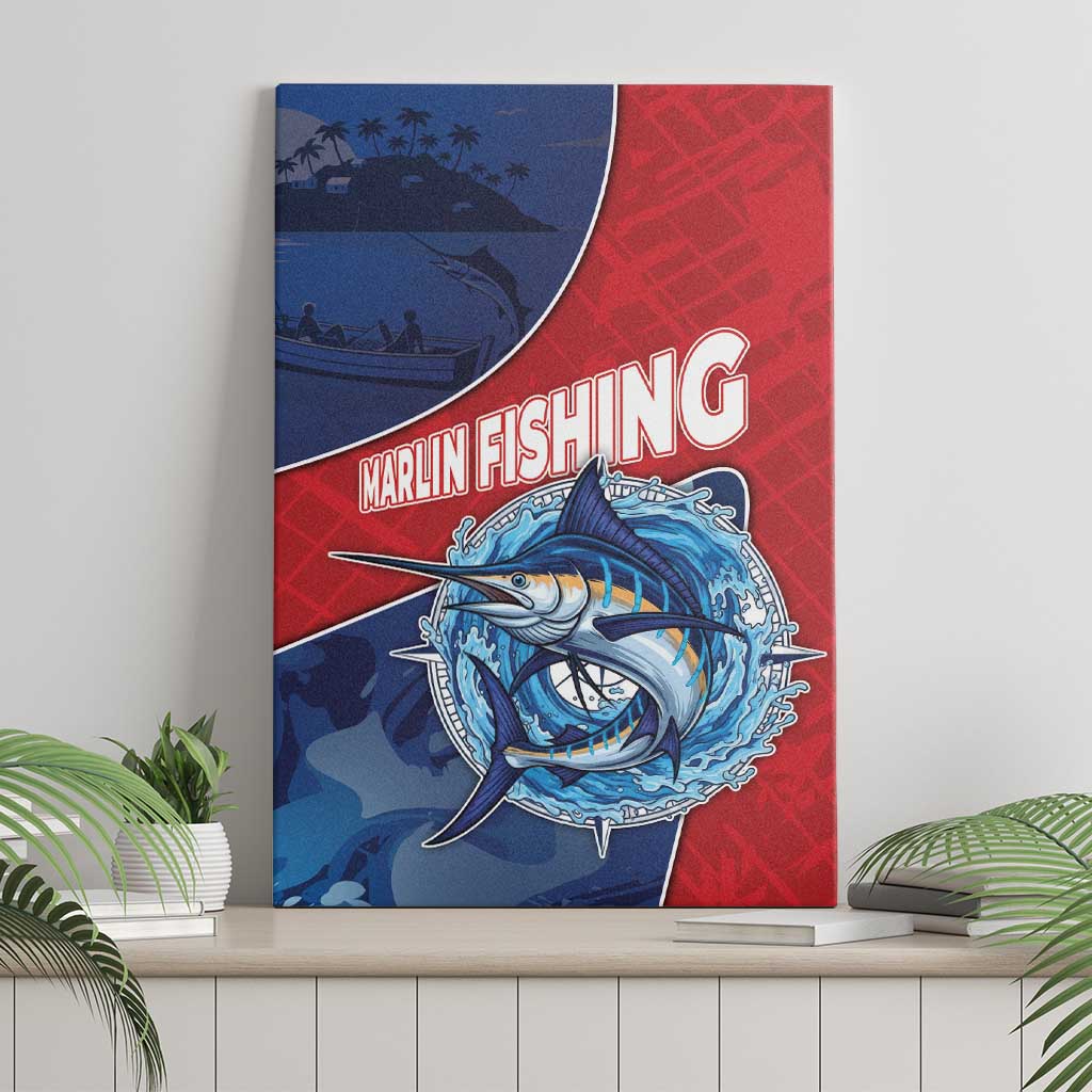 Dominican Republic Fishing Canvas Wall Art Caribbean Master Baiter - Wonder Print Shop