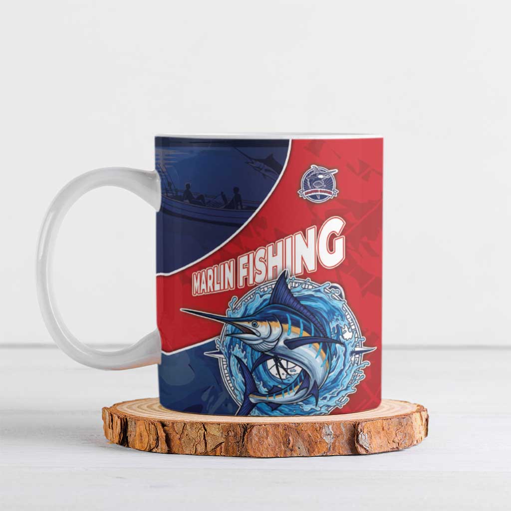 Dominican Republic Fishing Ceramic Mug Caribbean Master Baiter - Wonder Print Shop