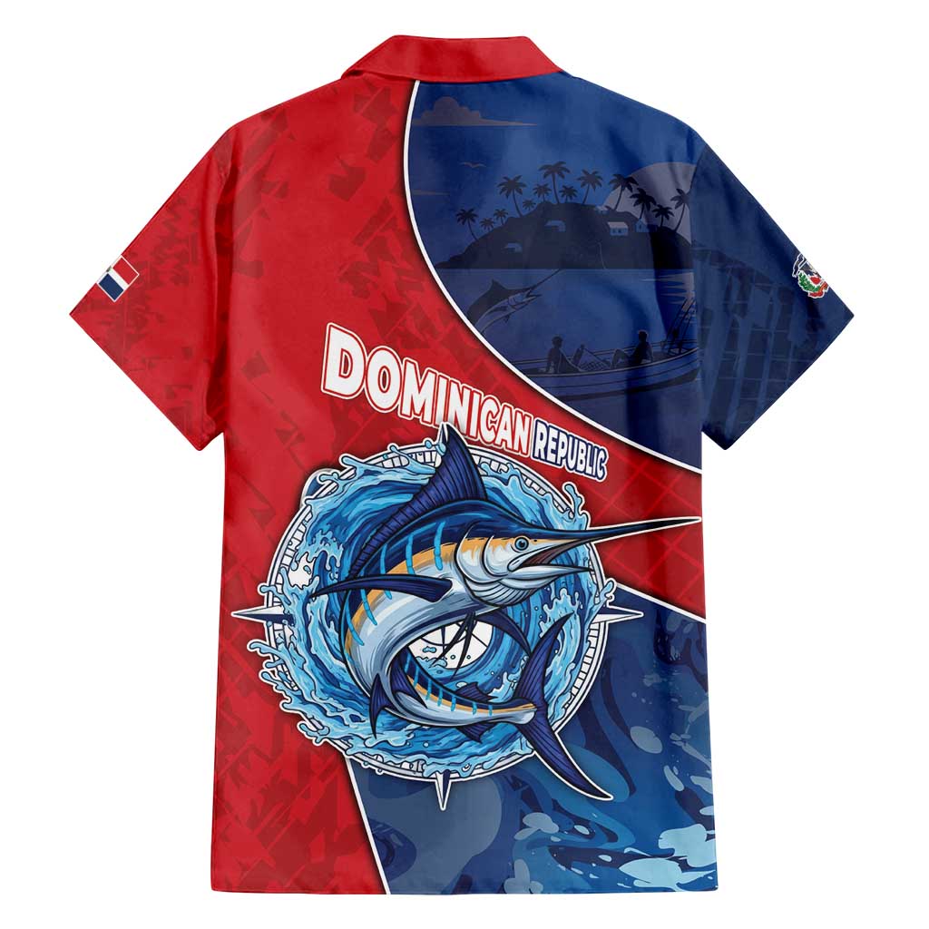 Dominican Republic Fishing Family Matching Summer Maxi Dress and Hawaiian Shirt Caribbean Master Baiter - Wonder Print Shop