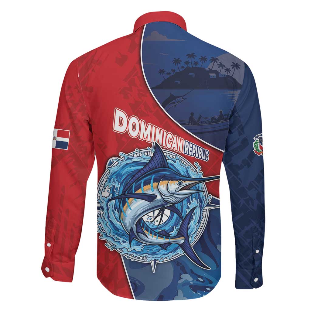 Dominican Republic Fishing Family Matching Tank Maxi Dress and Hawaiian Shirt Caribbean Master Baiter - Wonder Print Shop