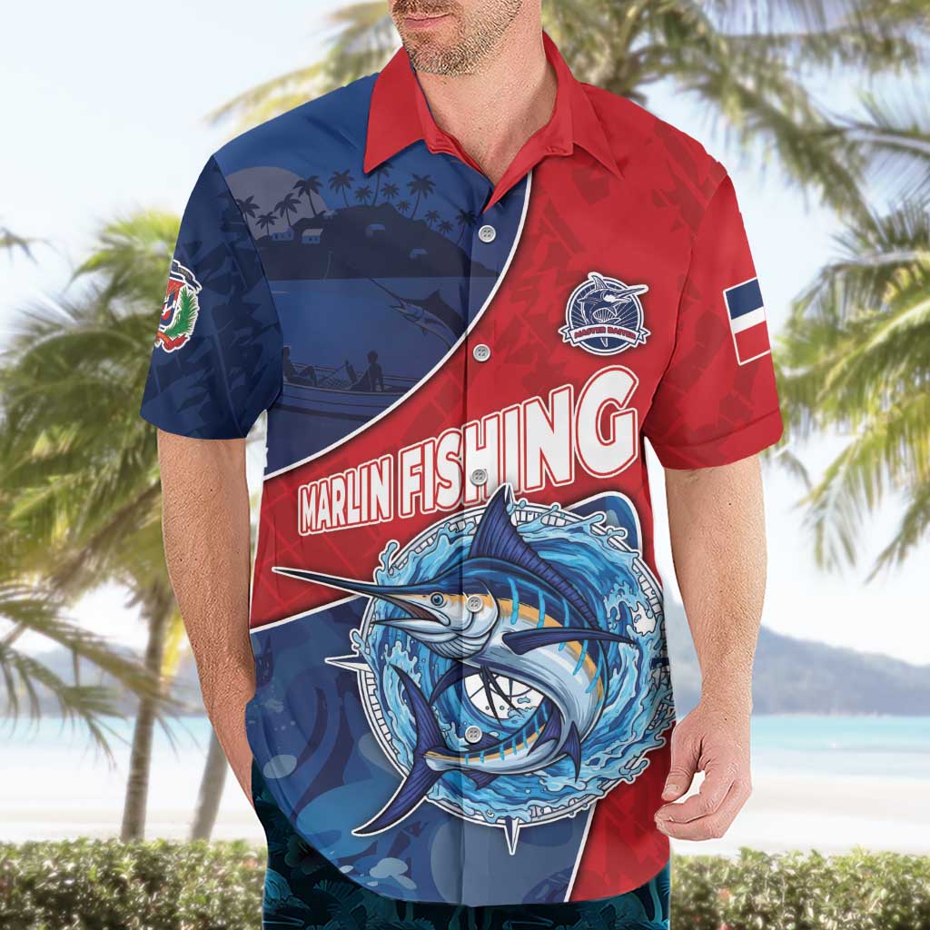 Dominican Republic Fishing Hawaiian Shirt Caribbean Master Baiter - Wonder Print Shop