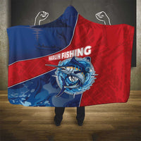 Dominican Republic Fishing Hooded Blanket Caribbean Master Baiter - Wonder Print Shop
