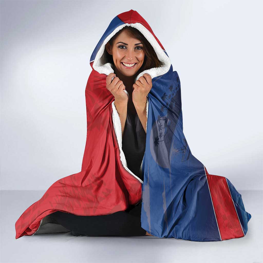 Dominican Republic Fishing Hooded Blanket Caribbean Master Baiter - Wonder Print Shop