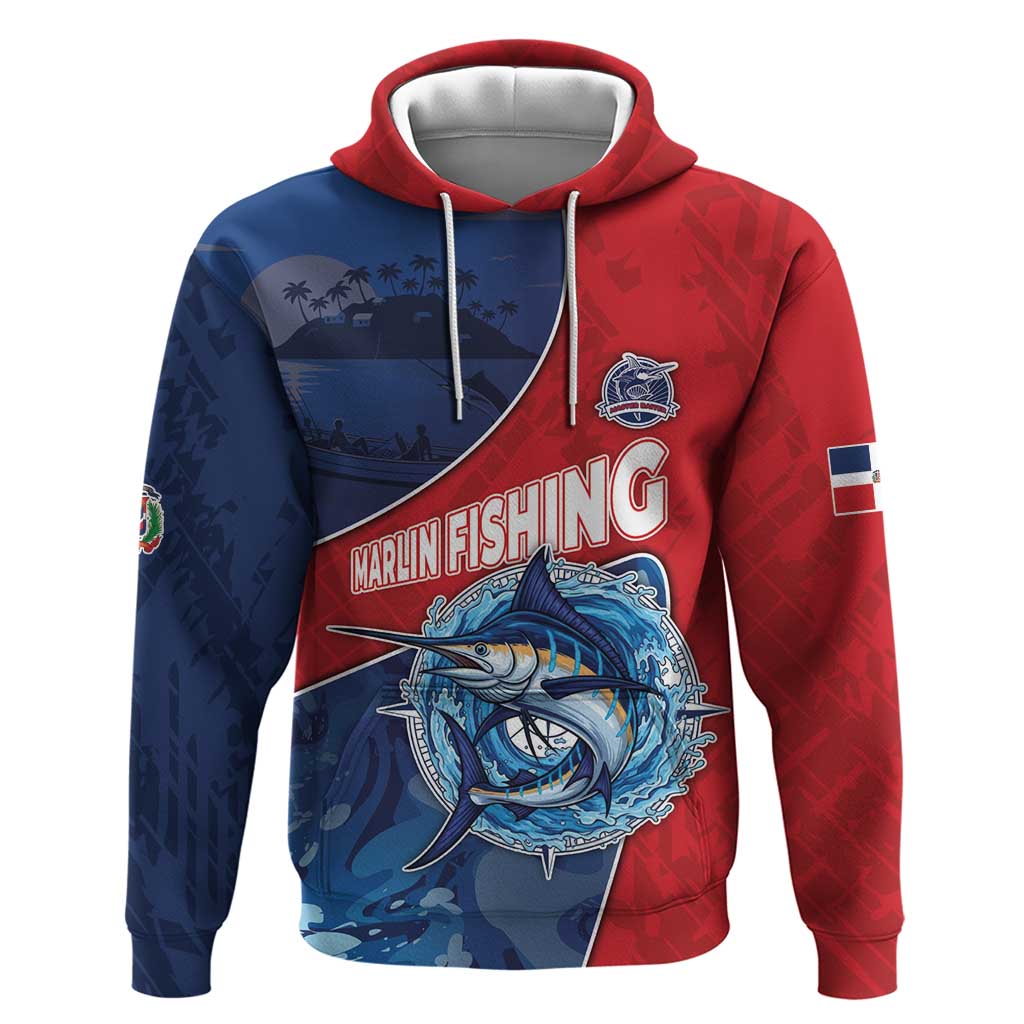 Dominican Republic Fishing Hoodie Caribbean Master Baiter - Wonder Print Shop