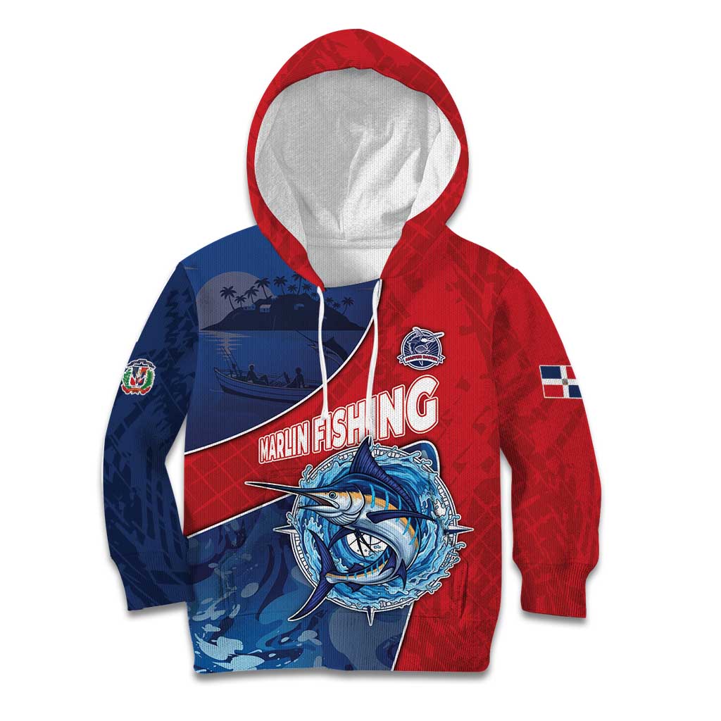 Dominican Republic Fishing Kid Hoodie Caribbean Master Baiter - Wonder Print Shop