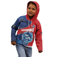Dominican Republic Fishing Kid Hoodie Caribbean Master Baiter - Wonder Print Shop