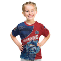Dominican Republic Fishing Kid T Shirt Caribbean Master Baiter - Wonder Print Shop