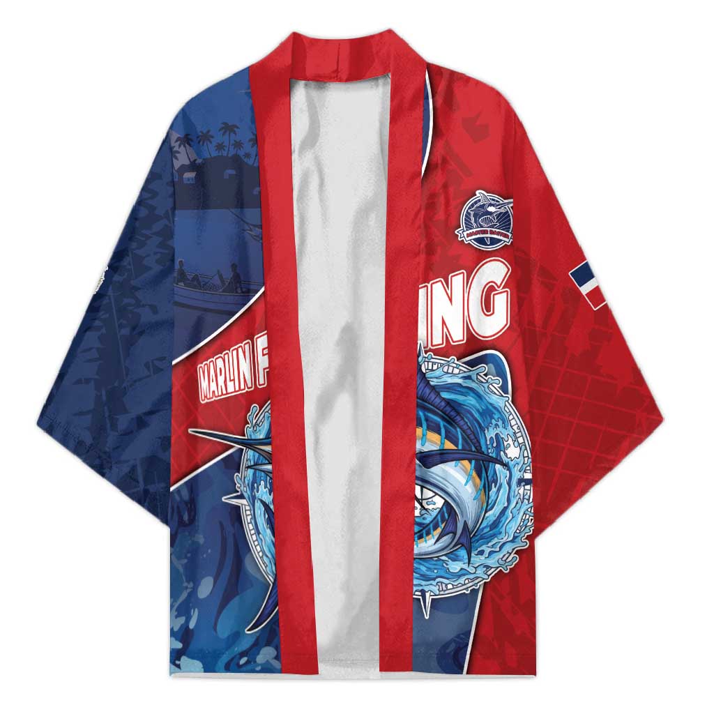 Dominican Republic Fishing Kimono Caribbean Master Baiter - Wonder Print Shop