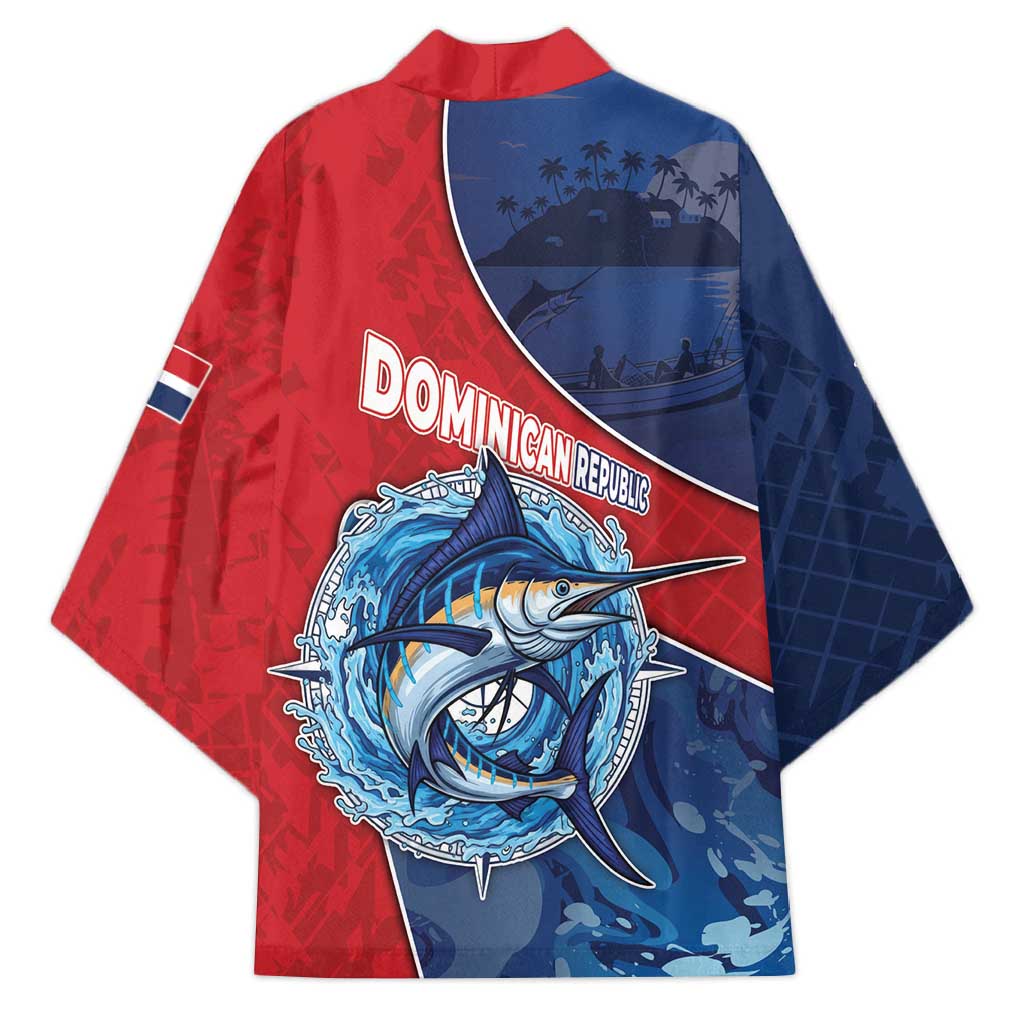 Dominican Republic Fishing Kimono Caribbean Master Baiter - Wonder Print Shop