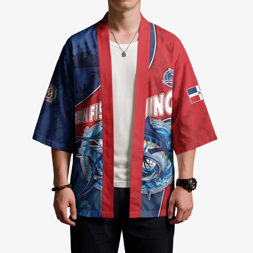 Dominican Republic Fishing Kimono Caribbean Master Baiter - Wonder Print Shop