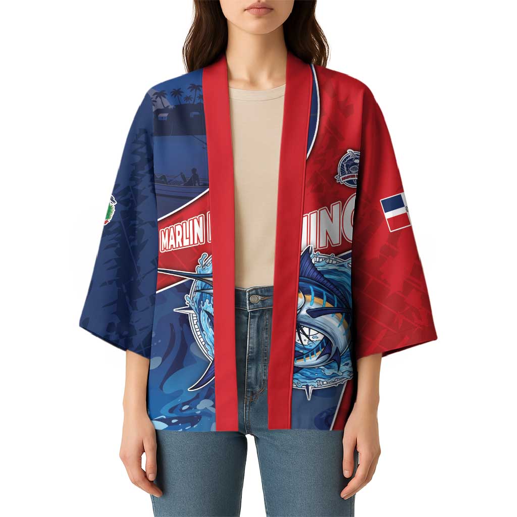 Dominican Republic Fishing Kimono Caribbean Master Baiter - Wonder Print Shop