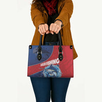 Dominican Republic Fishing Leather Bag Caribbean Master Baiter - Wonder Print Shop