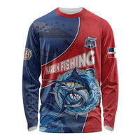 Dominican Republic Fishing Long Sleeve Shirt Caribbean Master Baiter - Wonder Print Shop