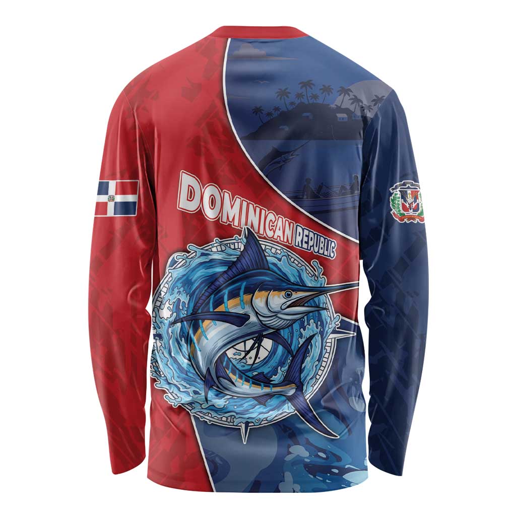 Dominican Republic Fishing Long Sleeve Shirt Caribbean Master Baiter - Wonder Print Shop