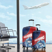 Dominican Republic Fishing Luggage Cover Caribbean Master Baiter - Wonder Print Shop