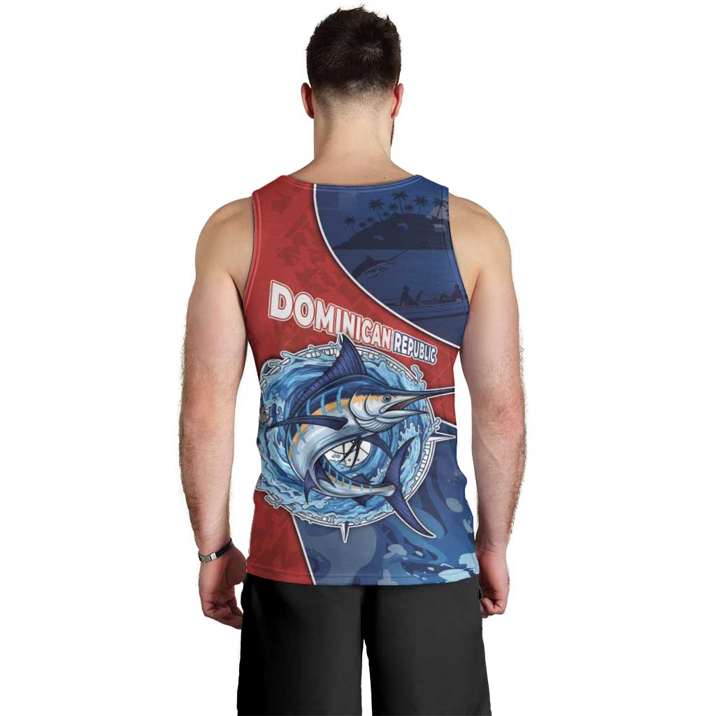 Dominican Republic Fishing Men Tank Top Caribbean Master Baiter - Wonder Print Shop