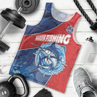 Dominican Republic Fishing Men Tank Top Caribbean Master Baiter - Wonder Print Shop