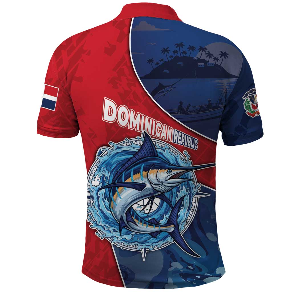 Dominican Republic Fishing Polo Shirt Caribbean Master Baiter - Wonder Print Shop
