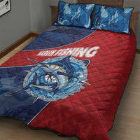 Dominican Republic Fishing Quilt Bed Set Caribbean Master Baiter - Wonder Print Shop
