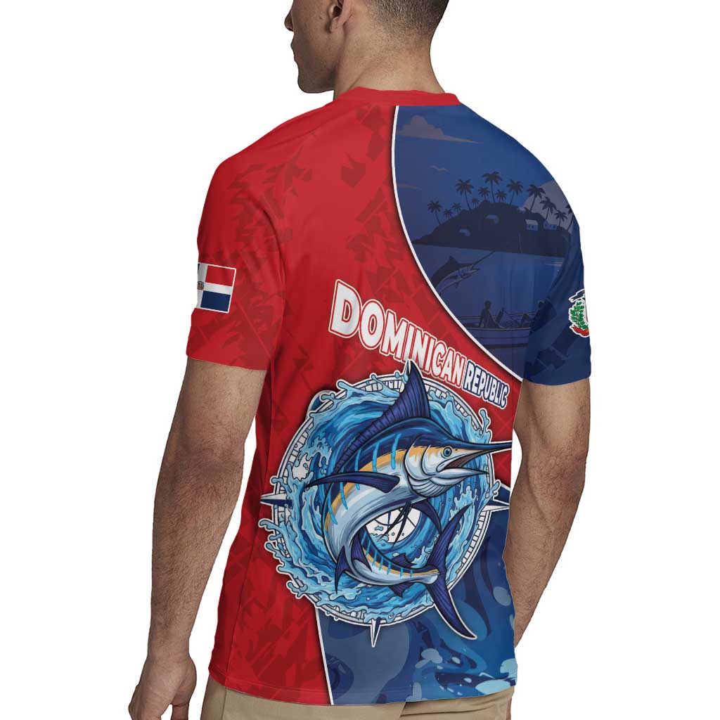 Dominican Republic Fishing Rugby Jersey Caribbean Master Baiter - Wonder Print Shop