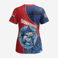 Dominican Republic Fishing Scrub Top Caribbean Master Baiter - Wonder Print Shop