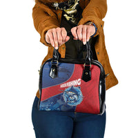 Dominican Republic Fishing Shoulder Handbag Caribbean Master Baiter - Wonder Print Shop