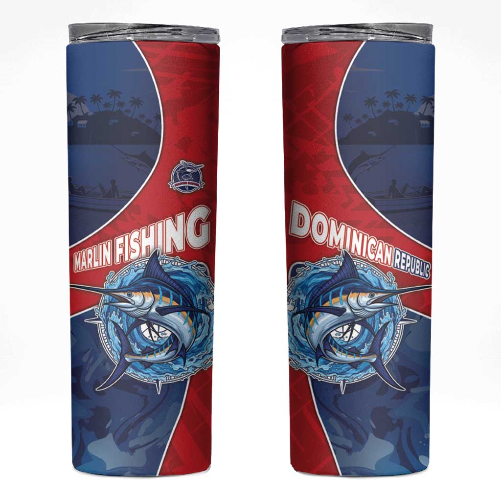 Dominican Republic Fishing Skinny Tumbler Caribbean Master Baiter - Wonder Print Shop