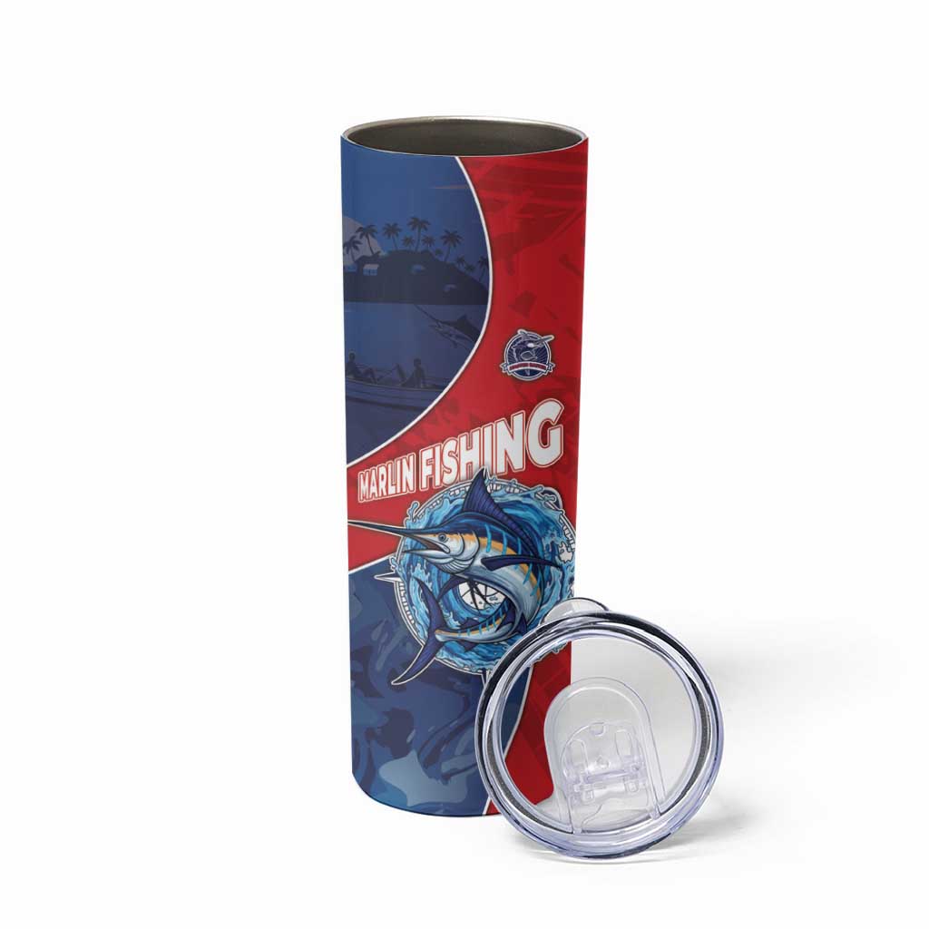 Dominican Republic Fishing Skinny Tumbler Caribbean Master Baiter - Wonder Print Shop