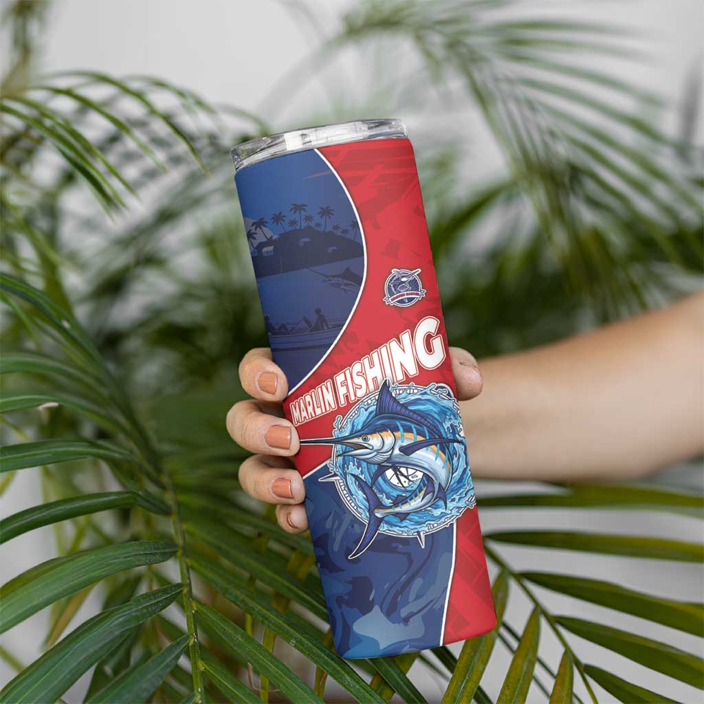 Dominican Republic Fishing Skinny Tumbler Caribbean Master Baiter - Wonder Print Shop