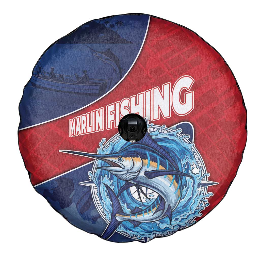 Dominican Republic Fishing Spare Tire Cover Caribbean Master Baiter - Wonder Print Shop