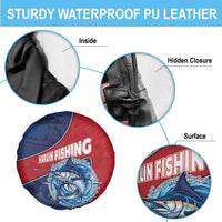 Dominican Republic Fishing Spare Tire Cover Caribbean Master Baiter - Wonder Print Shop