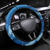 Dominican Republic Fishing Steering Wheel Cover Caribbean Master Baiter - Wonder Print Shop
