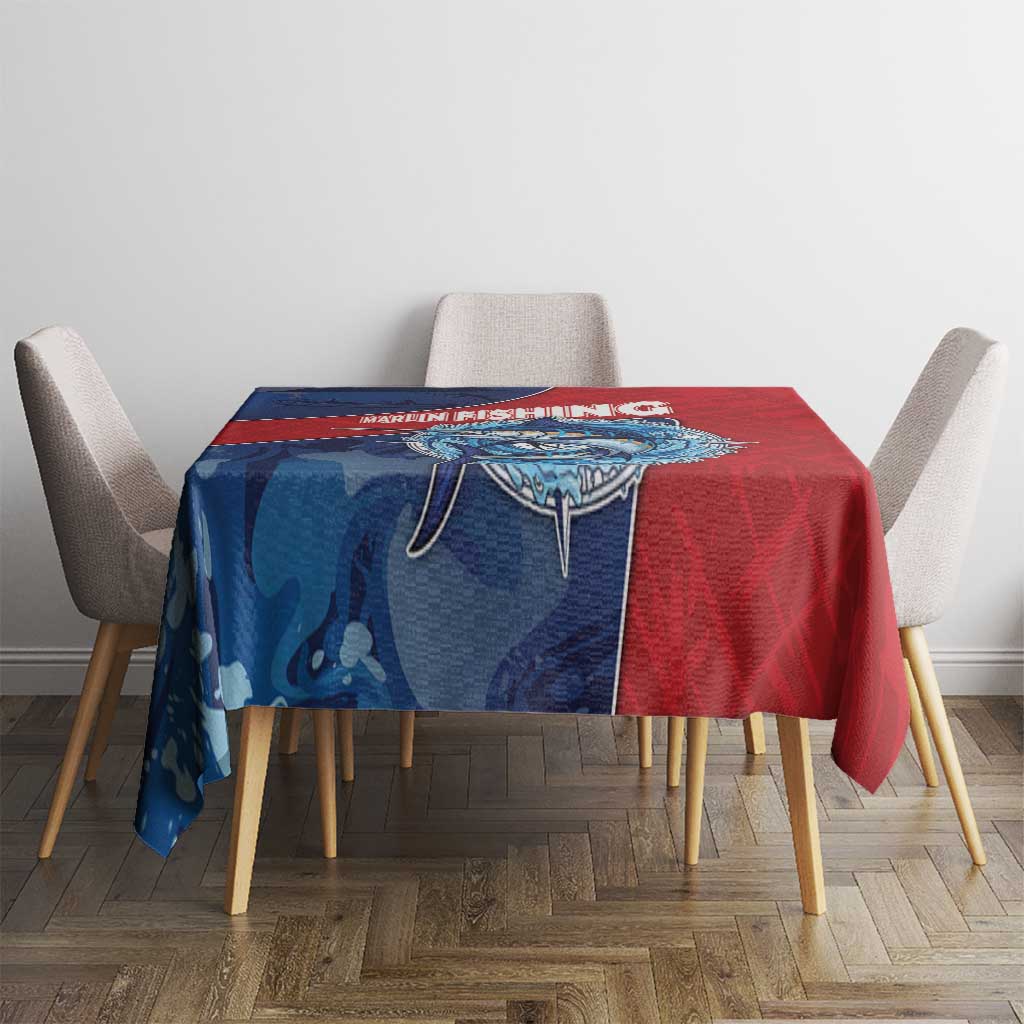 Dominican Republic Fishing Tablecloth Caribbean Master Baiter - Wonder Print Shop