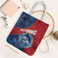 Dominican Republic Fishing Tote Bag Caribbean Master Baiter - Wonder Print Shop