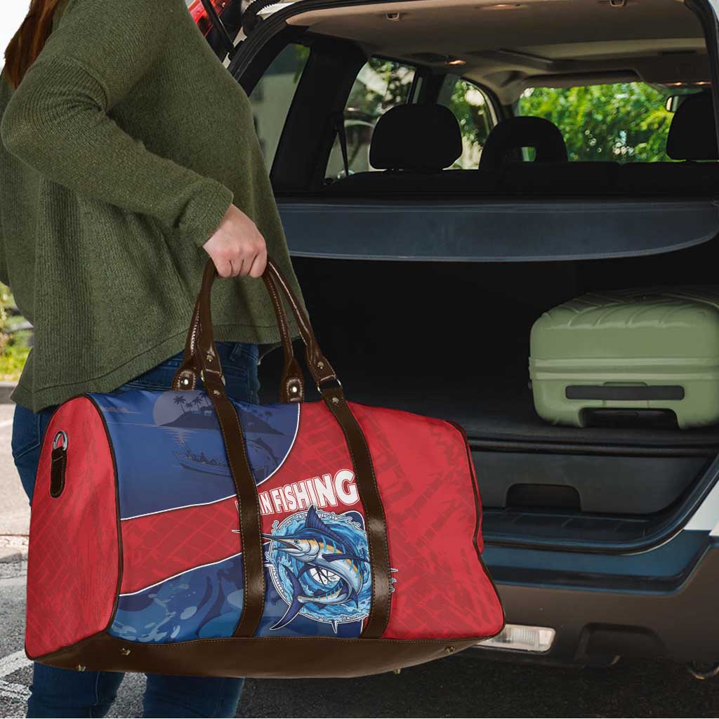 Dominican Republic Fishing Travel Bag Caribbean Master Baiter - Wonder Print Shop