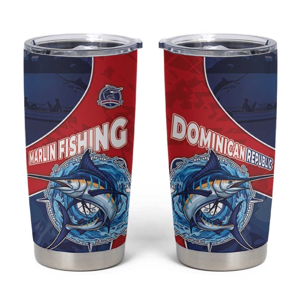 Dominican Republic Fishing Tumbler Cup Caribbean Master Baiter - Wonder Print Shop