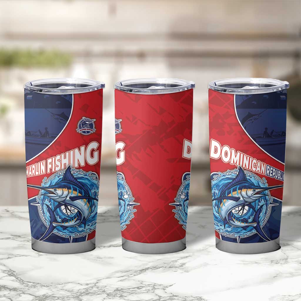Dominican Republic Fishing Tumbler Cup Caribbean Master Baiter - Wonder Print Shop
