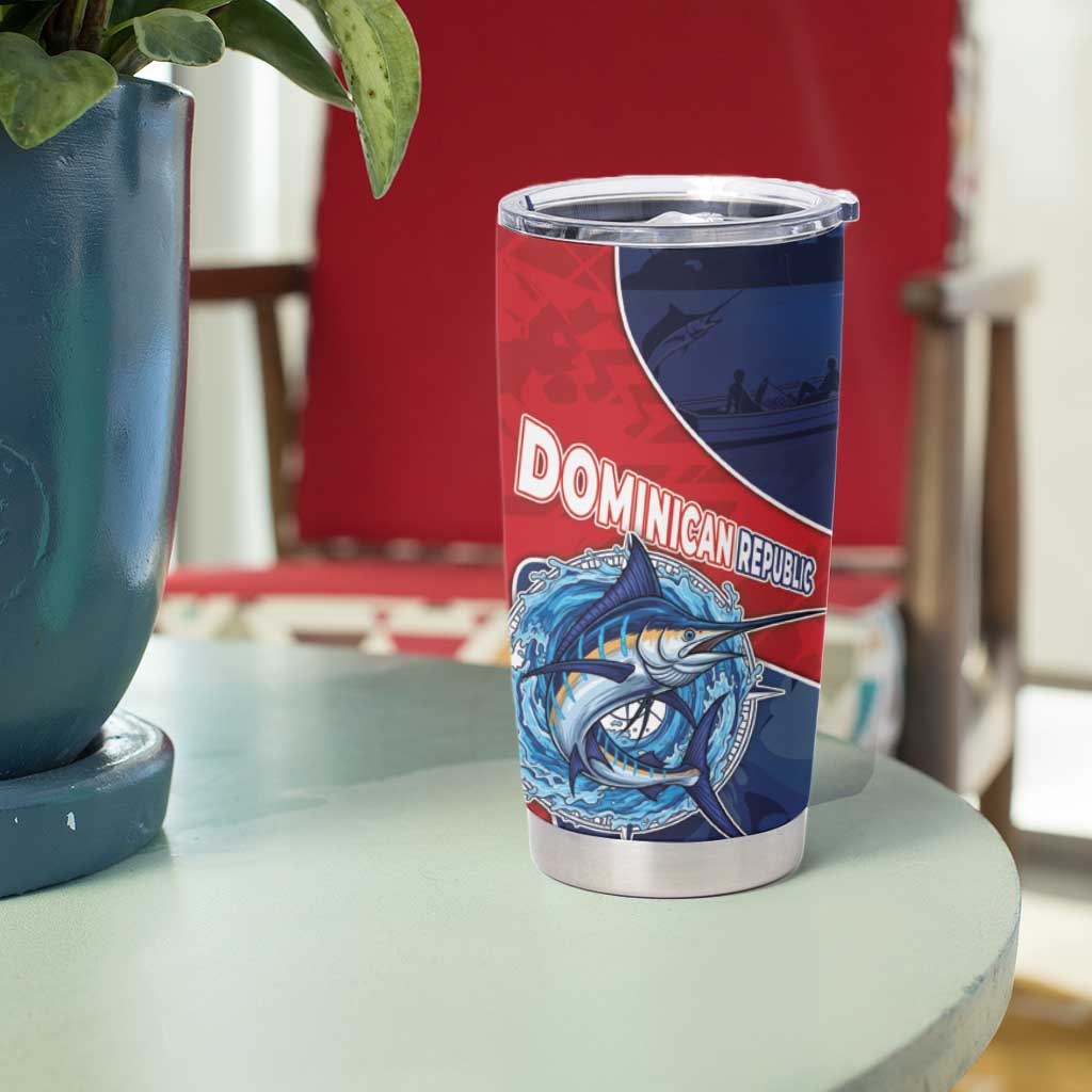 Dominican Republic Fishing Tumbler Cup Caribbean Master Baiter - Wonder Print Shop