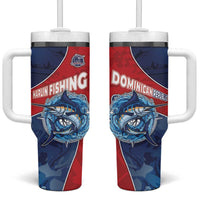 Dominican Republic Fishing Tumbler With Handle Caribbean Master Baiter - Wonder Print Shop