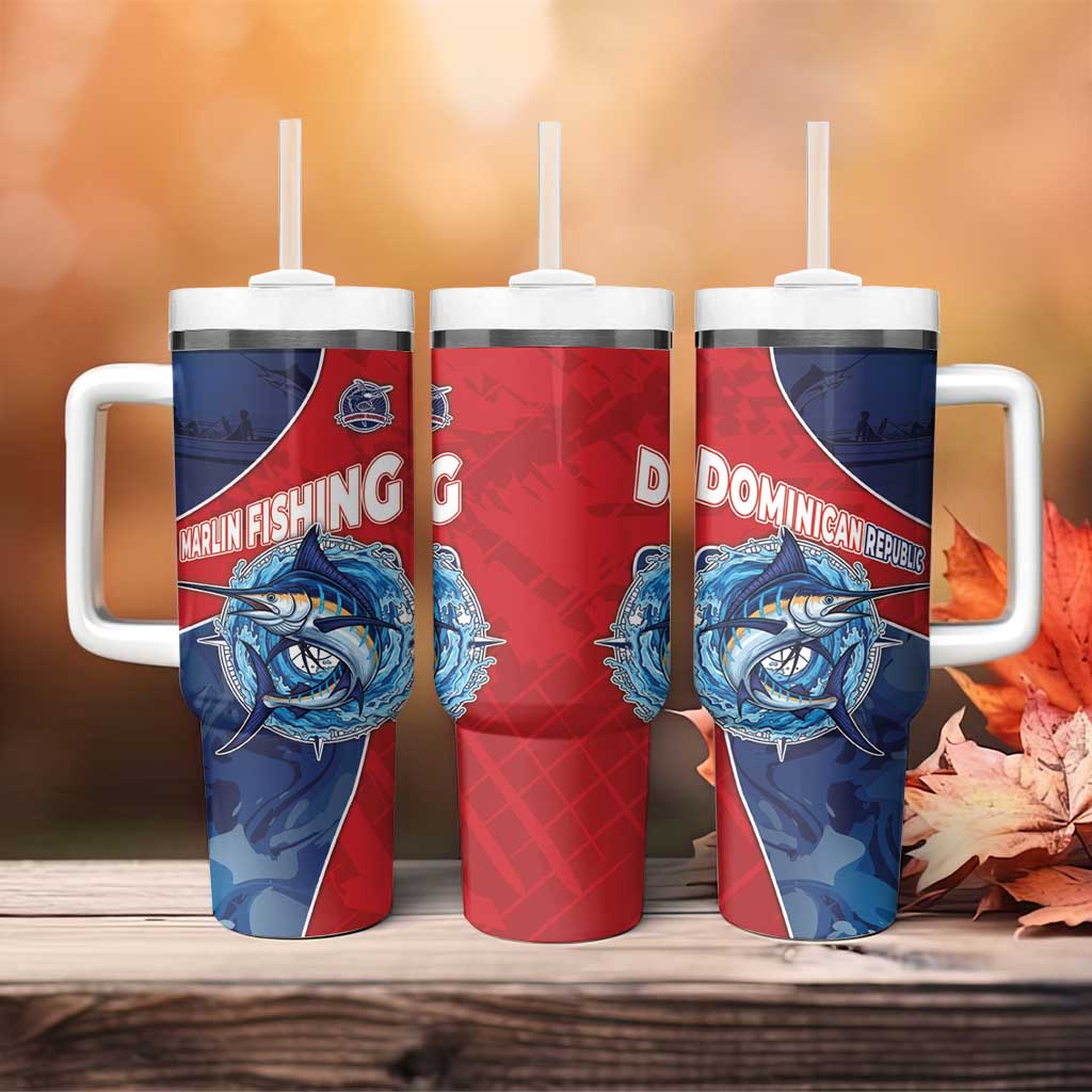 Dominican Republic Fishing Tumbler With Handle Caribbean Master Baiter - Wonder Print Shop